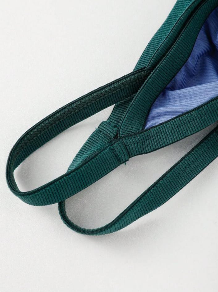 FANDY Men's Sexy Solid Color Mesh Adjustable Thong Underwear